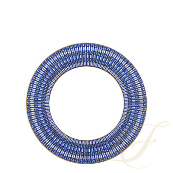 Тарелка главная 27см, 2шт. коллекции Arcadia Blue бренда Baccarat