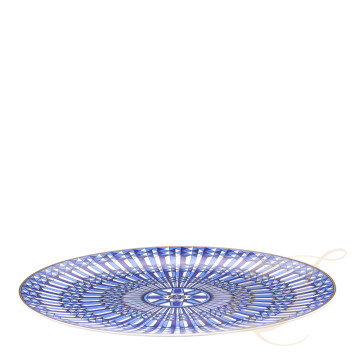 Тарелка презентационная 31см коллекции Arcadia Blue бренда Baccarat