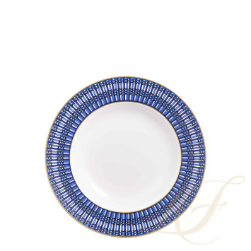 Тарелка суповая 23см, 2шт. коллекции Arcadia Blue бренда Baccarat