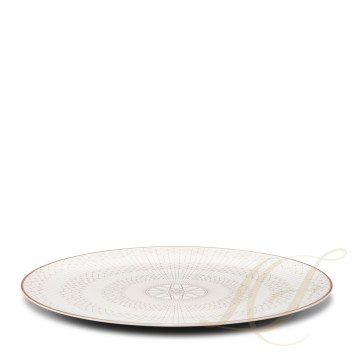 Тарелка презентационная 31см коллекции Arcadia Gold бренда Baccarat