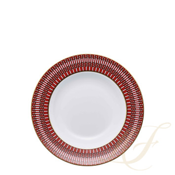 Тарелка суповая 23см, 2шт. коллекции Arcadia Red бренда Baccarat