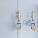 Бра, настенный светильник на 2 ламп 46 x 31 x 42см коллекции Zenith Charleston бренда Baccarat