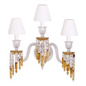 Бра, настенный светильник на 3 ламп 56 x 32 x 50см коллекции Zenith Charleston бренда Baccarat