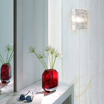 Бра, настенный светильник 31 х 24см коллекции Tuile De Cristal 