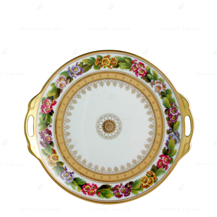 Блюдо для пирога с ручками 27см коллекции Botanique бренда Bernardaud