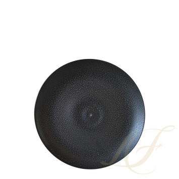 Тарелка закусочная 21см коллекции Bulle Sable Noir бренда Bernardaud
