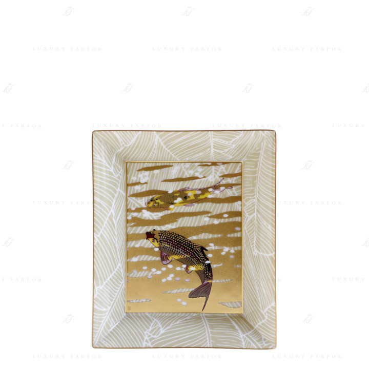 Блюдо прямоугольное 20х16см коллекции Eaux d'Or бренда Bernardaud
