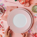 Тарелка главная 26см коллекции Ecume Rose De Coree бренда Bernardaud