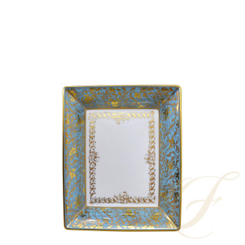 Блюдо прямоугольное 20x16см коллекции Eden Turquoise бренда Bernardaud