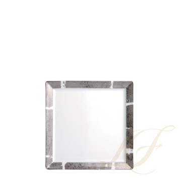 Тарелка десертная 13см коллекции Feuille D'Argent бренда Bernardaud