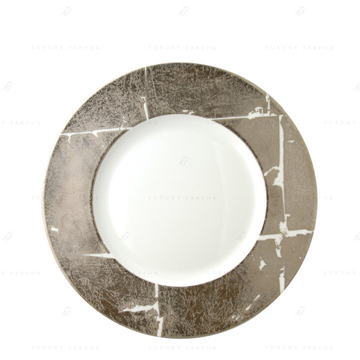 Тарелка подстановочная 32см коллекции Feuille D'Argent бренда Bernardaud