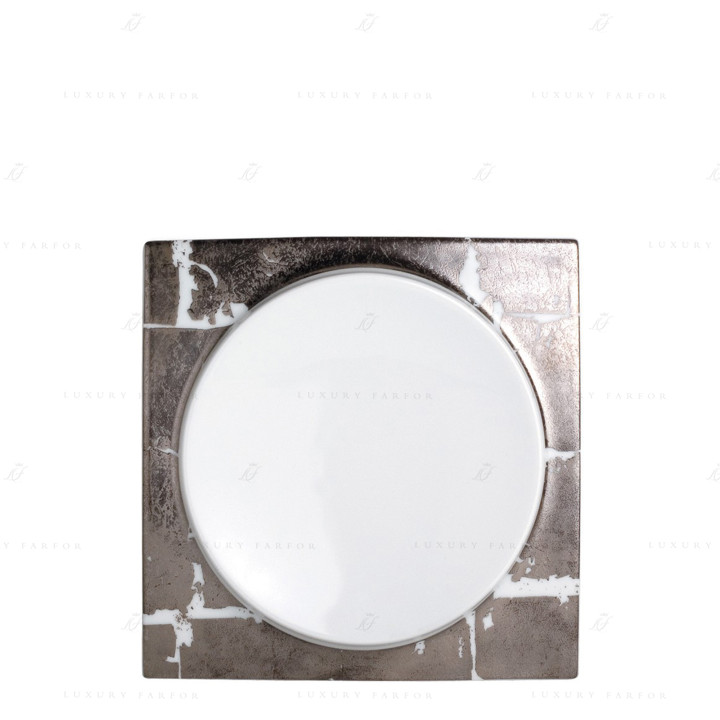 Тарелка закусочная 21,5см коллекции Feuille D'Argent бренда Bernardaud