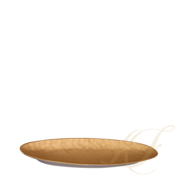 Блюдо овальное глубокое 31x7см коллекции Gouttes D'Or бренда Bernardaud