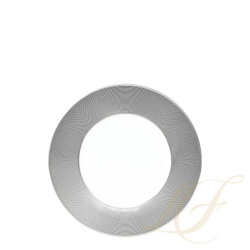 Тарелка закусочная 21см коллекции Maille Platine бренда Bernardaud