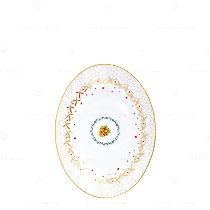 Блюдо для гарнира 23х12см коллекции Noël бренда Bernardaud