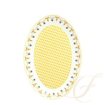 Блюдо овальное 38см коллекции Trianon бренда Bernardaud