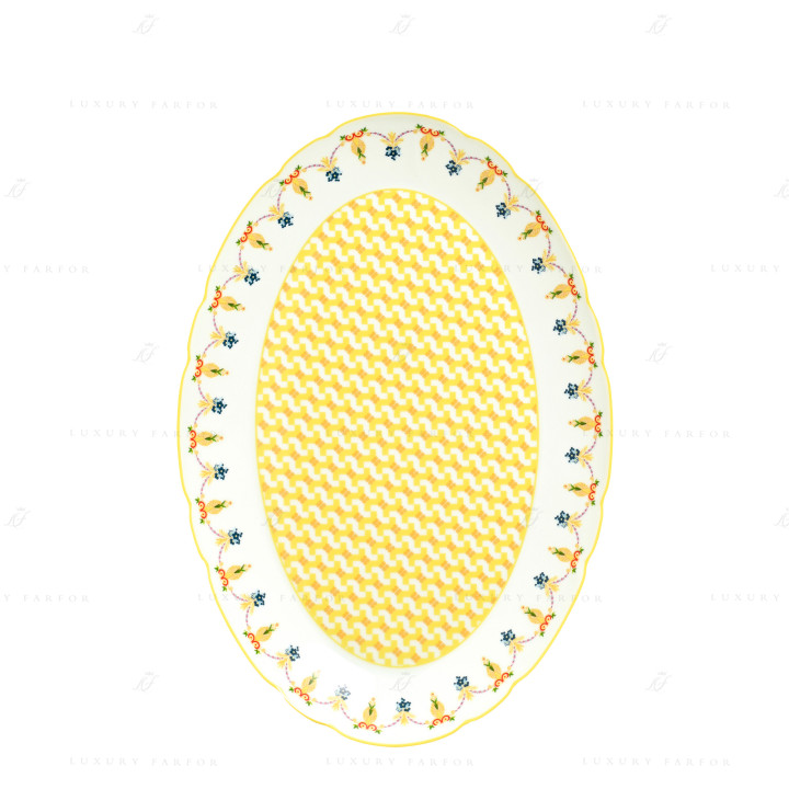 Блюдо овальное 38см коллекции Trianon бренда Bernardaud