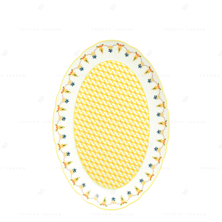 Блюдо овальное 33см коллекции Trianon бренда Bernardaud