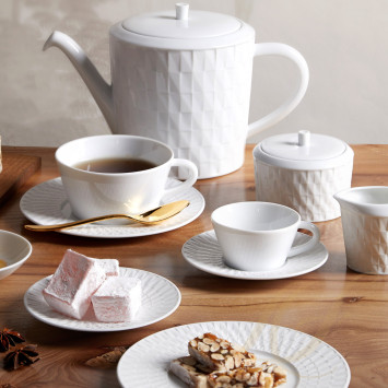 Кофейный сервиз на 6 персон коллекции Twist бренда Bernardaud