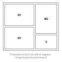 Ящик, 168 предметов 44,5 х 38,8 х 27,2см коллекции Хранение бренда Christofle