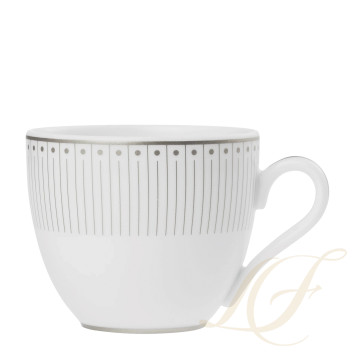 Чашка кофейная с блюдцем, 2шт. 100мл коллекции Malmaison Impériale Platin бренда Christofle