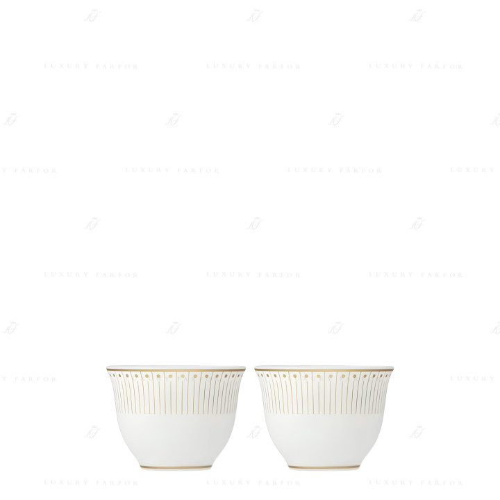 Чашка чайная / кофейная, 2шт. 0,08л коллекции Malmaison Impériale Or бренда Christofle