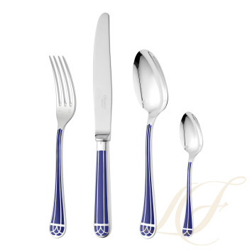 Набор столовых приборов на 6 персон, 24 предметов коллекции Talisman Royal Blue 
