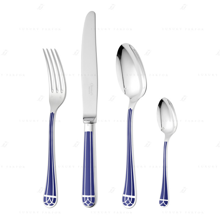 Набор столовых приборов на 6 персон, 24 предметов коллекции Talisman Royal Blue 
