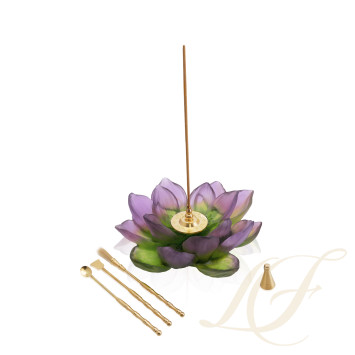 Курильница 19,5см коллекции Jardin de Lotus бренда Daum