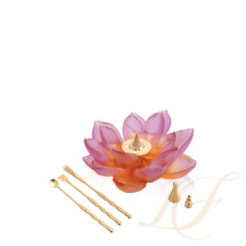 Курильница 19,5см коллекции Jardin de Lotus бренда Daum