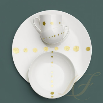 Тарелка тортовая 32см коллекции Golden Pearls бренда Dibbern