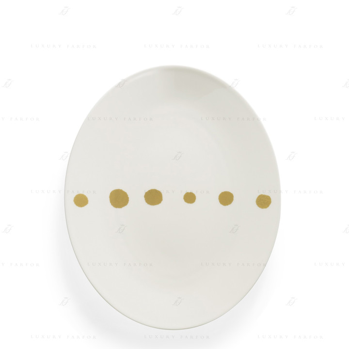 Блюдо овальное / Блюдо для рыбы 32см коллекции Golden Pearls бренда Dibbern