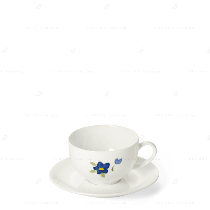 Чашка эспрессо с блюдцем 0,11л коллекции Impression - Blau бренда Dibbern