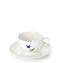 Чашка кофейная с блюдцем 0,25л коллекции Impression - Blau бренда Dibbern