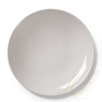 Тарелка глубокая 24см коллекции One Color - Pearl бренда Dibbern