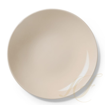 Тарелка глубокая 24см коллекции One Color - Sand бренда Dibbern