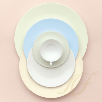 Тарелка 24см коллекции Pastell - Sand бренда Dibbern