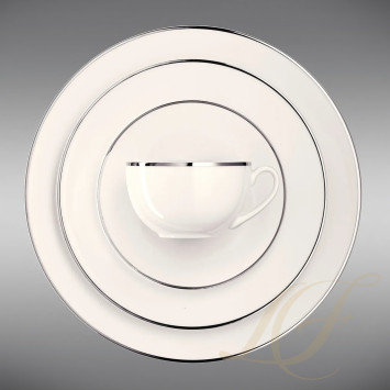 Чашка кофейная с блюдцем 0,25л коллекции Platin Lane бренда Dibbern