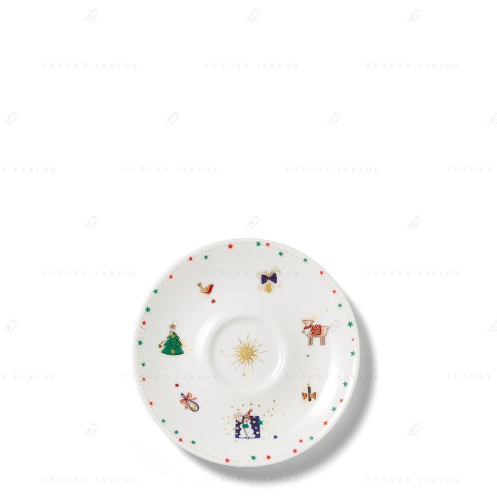 Блюдце для чашки эспрессо 11,3см коллекции Santa Claus бренда Dibbern