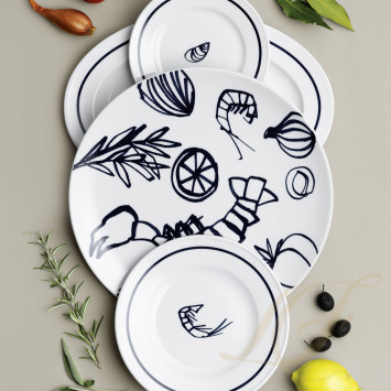 Тарелка закусочная 21см коллекции Solid Color 