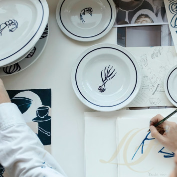 Тарелка суповая 23см коллекции Solid Color 