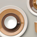 Тарелка 19см коллекции Solid Color - Chocolate бренда Dibbern