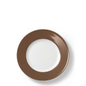 Тарелка 21см коллекции Solid Color - Chocolate бренда Dibbern