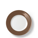 Тарелка 26см коллекции Solid Color - Chocolate бренда Dibbern