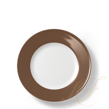 Тарелка 26см коллекции Solid Color - Chocolate бренда Dibbern