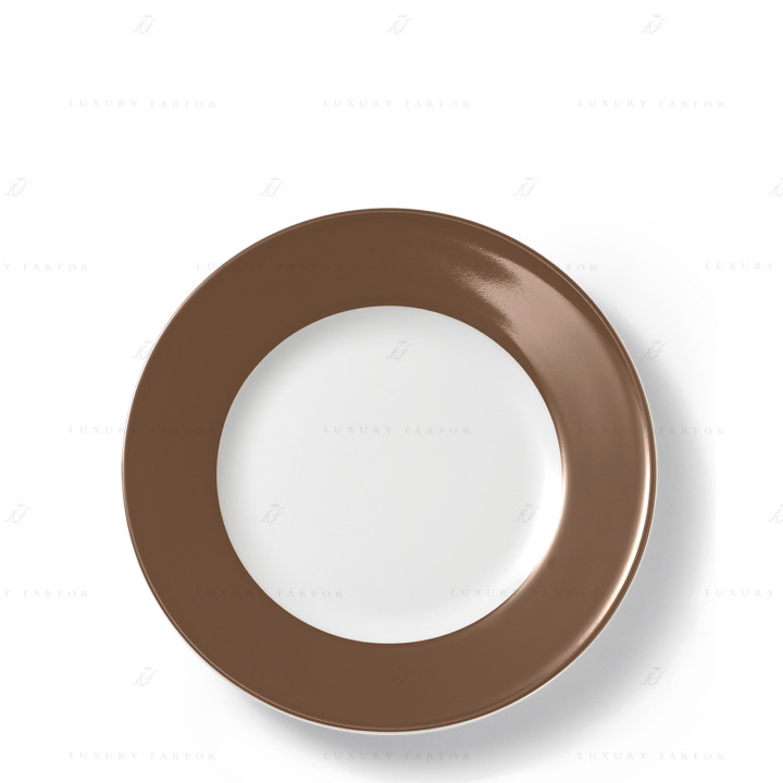 Тарелка 26см коллекции Solid Color - Chocolate бренда Dibbern