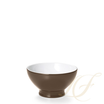 Чаша бульонная 13,5см коллекции Solid Color - Chocolate бренда Dibbern