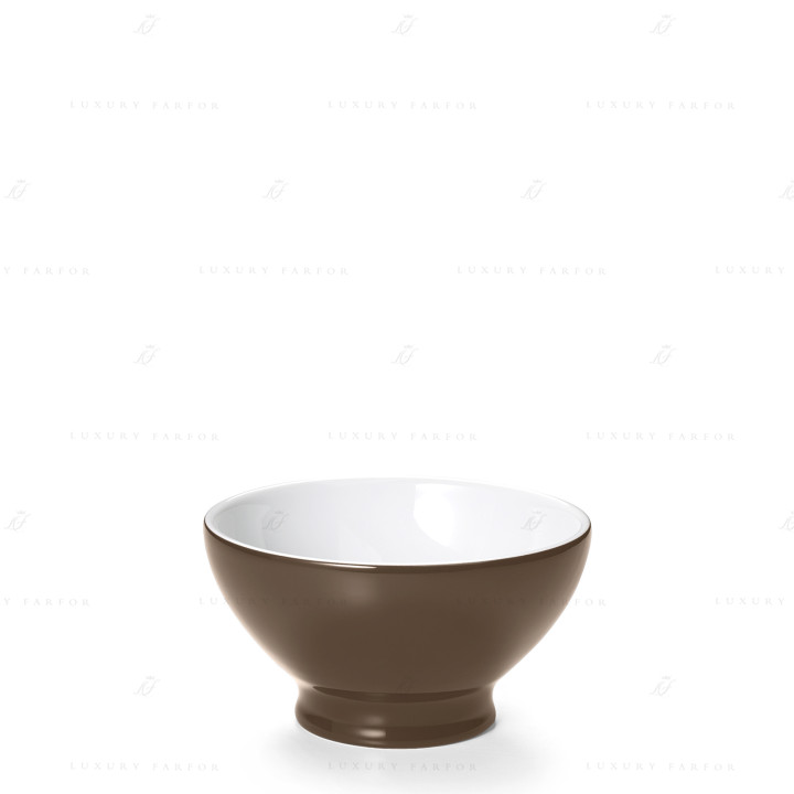 Чаша бульонная 13,5см коллекции Solid Color - Chocolate бренда Dibbern