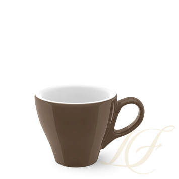 Чашка эспрессо с блюдцем 0,09л коллекции Solid Color - Chocolate бренда Dibbern