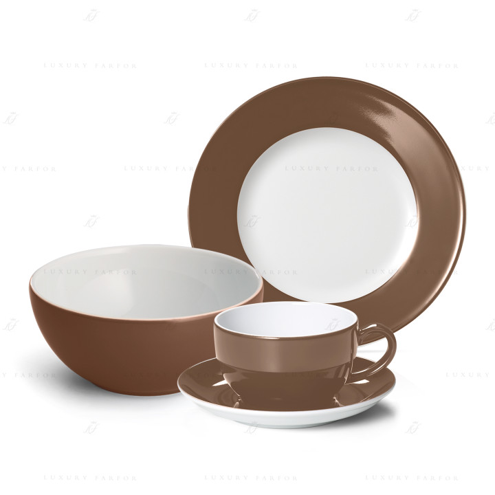 Коллекция Solid Color Chocolate бренда Dibbern